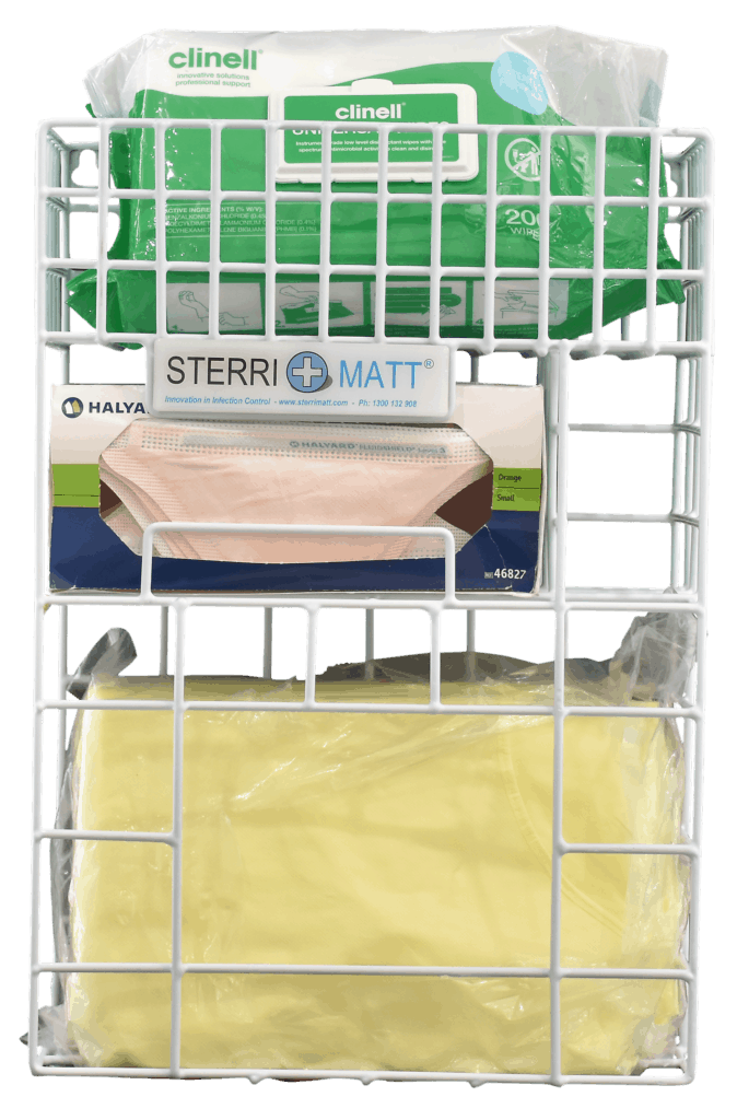 Sterri-Matt® Compact Multi Use Organiser: SMATT-WCS5 with PPE Consumables